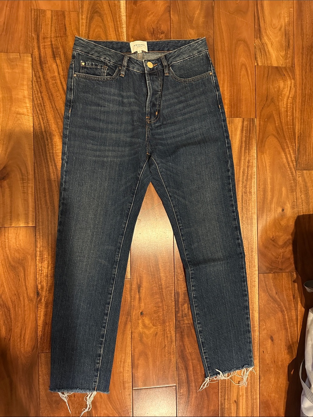 SEZANE 29 denim jeans raw hem